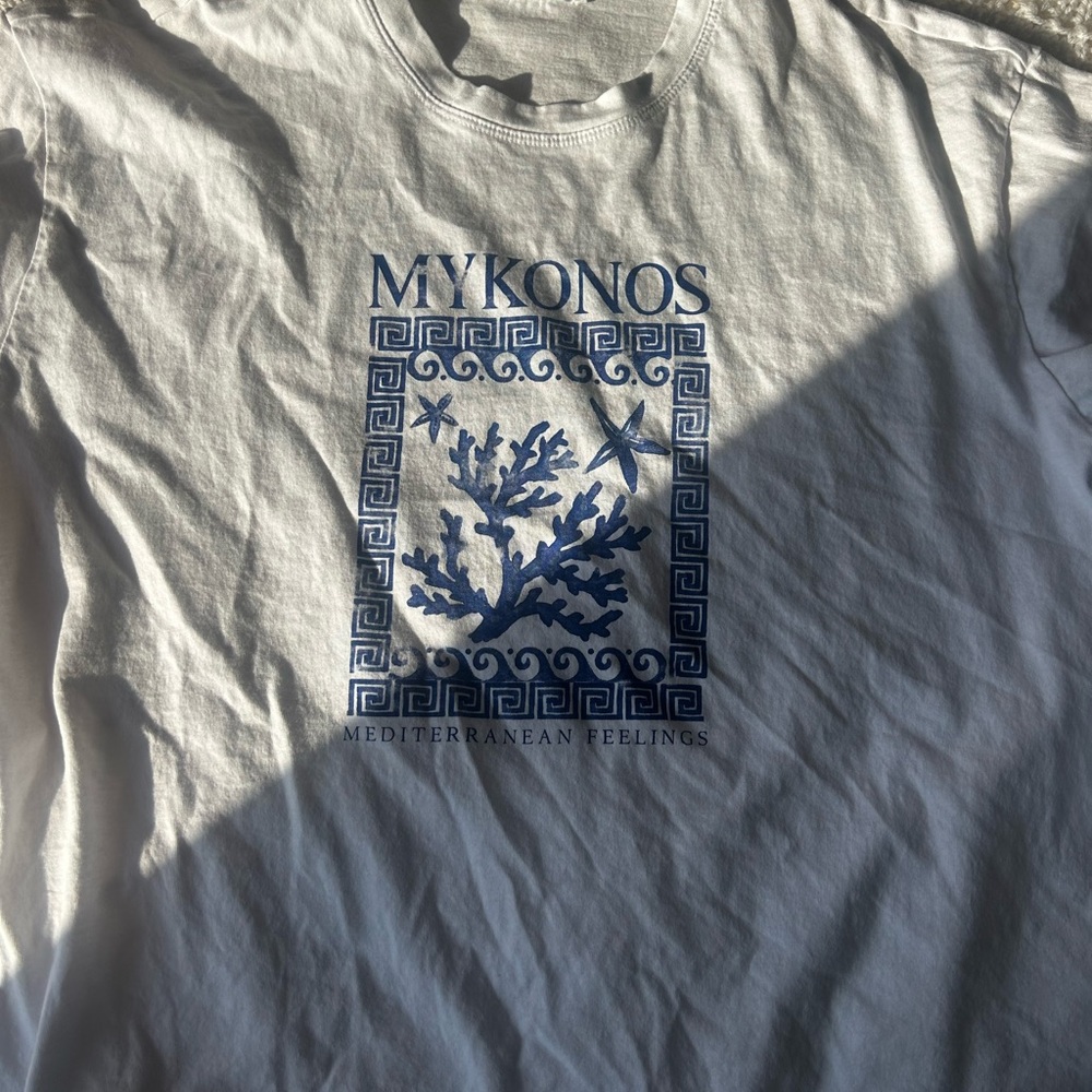 • coastal Mykonos, Greece tshirt